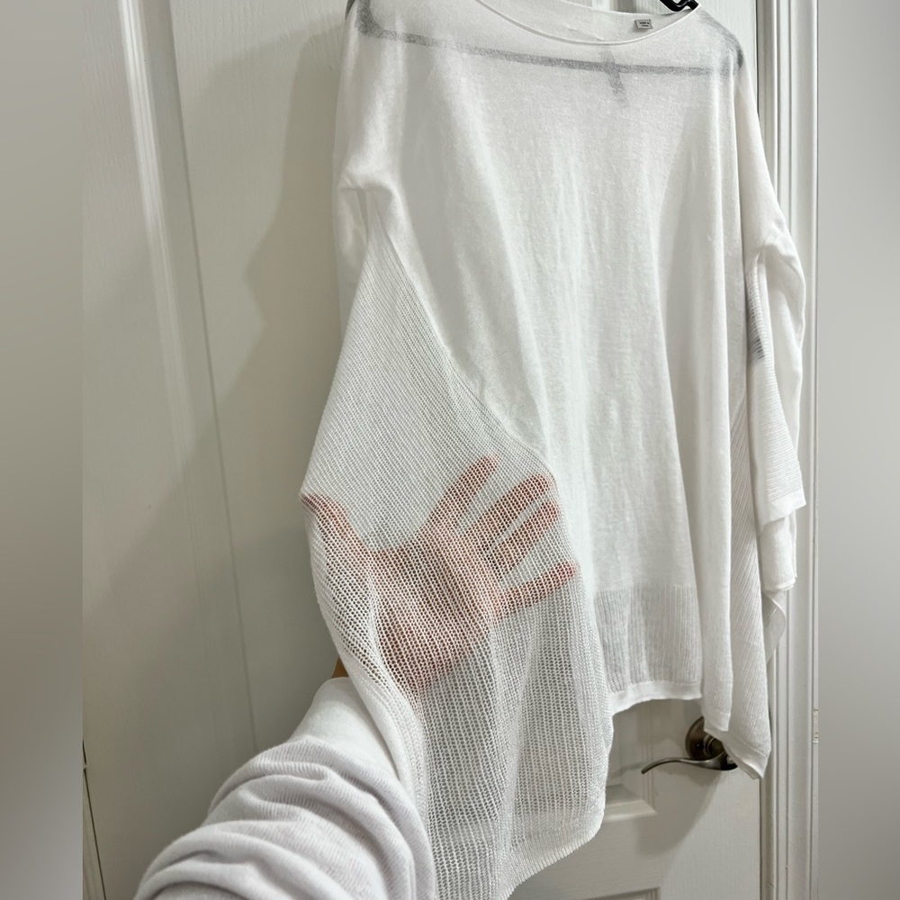 All Saints loose white shirt